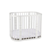 Waldin New 5in1 baby bed with cradle White - Mari Kali Stores Cyprus